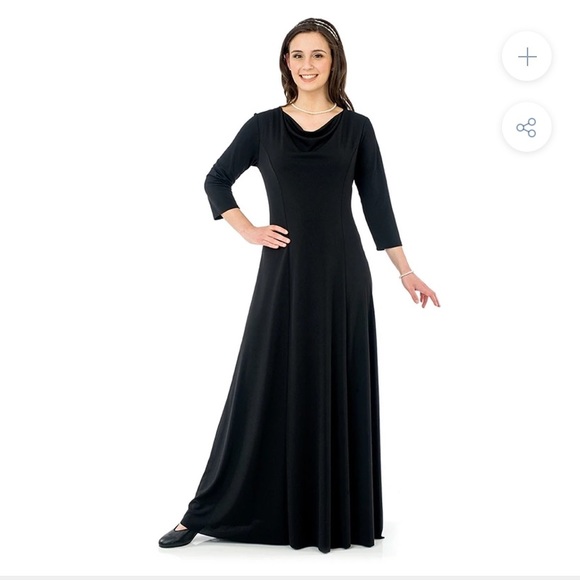 School Concert Dress - Catherine Cowl Neck 3/4 Sleeve Sz 24 - Picture 1 of 7